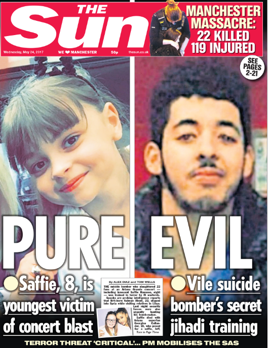  The Sun's front page