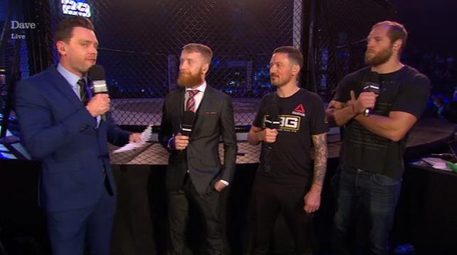  England rugby star James Haskell was a surprise pundit at BAMMA 29 at Birmingham's Genting Arena