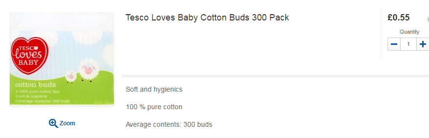  Items that are labelled for babies are often cheaper than similar non-baby products