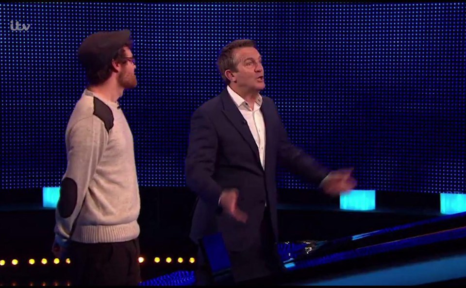 Host Bradley Walsh was stunned to learn that the Chaser got the question wrong