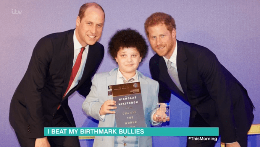  He was given a Diana Award for his work in combating bullying