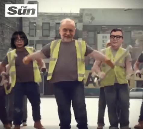 Jeremy Corbyn leads out Labour to face the Tories 