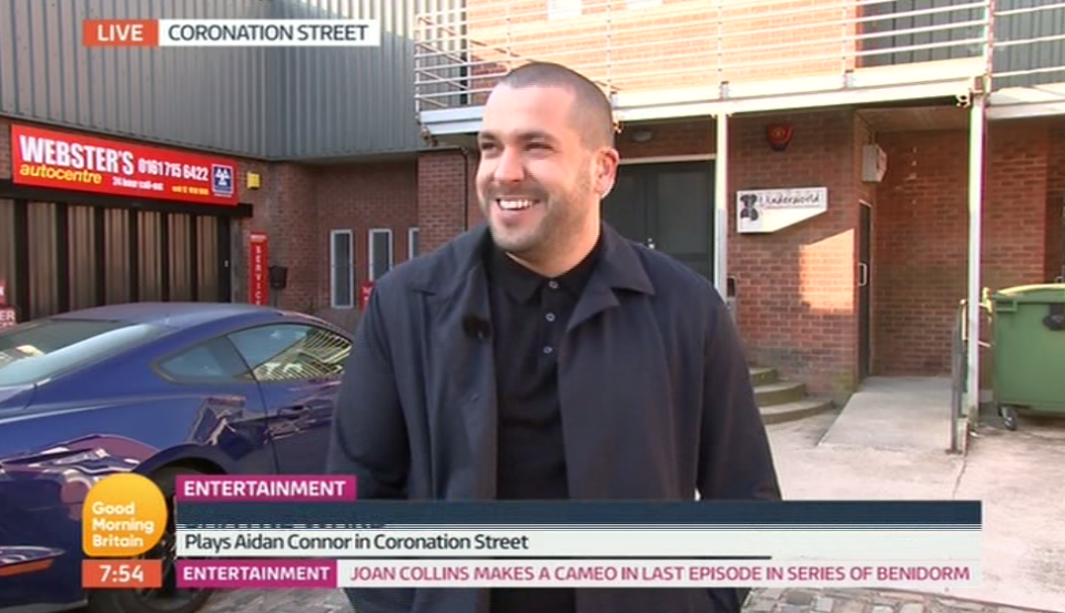  Shayne Ward has revealed he will keep his kit on - because he loves junk food