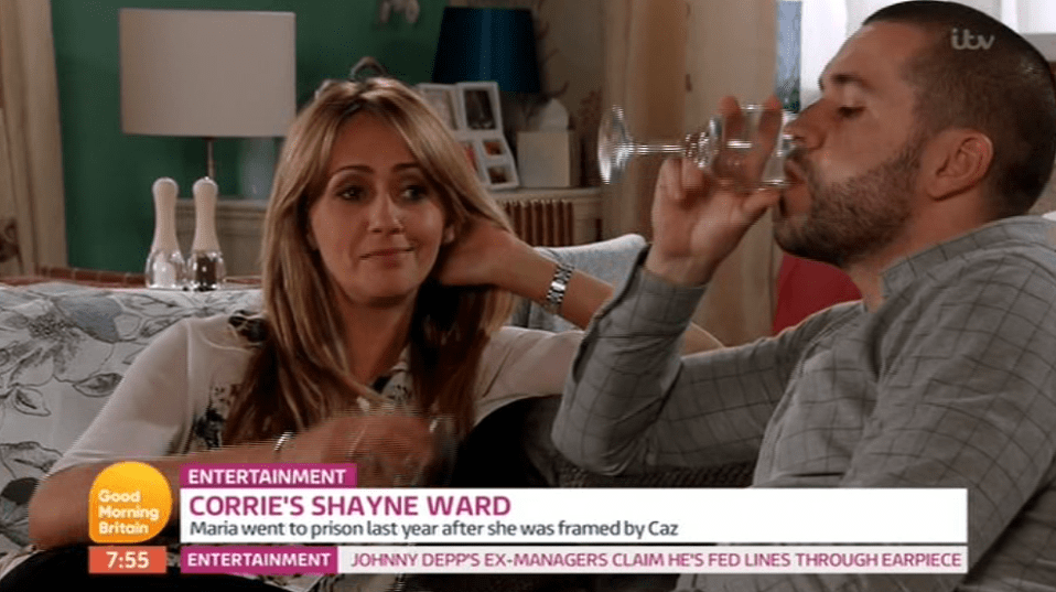  Shayne refused to divulge more details on his love triangle storyline with Eva Price and Maria Connor