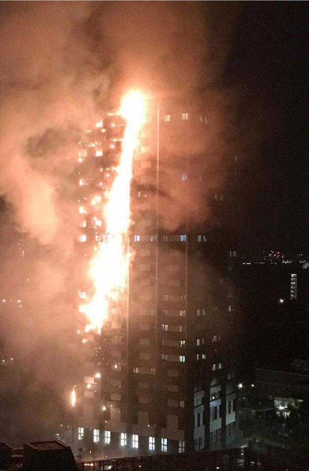 By 2.10am Grenfell Tower already resembled a horrifying inferno