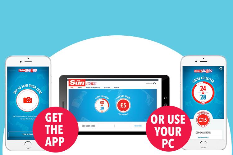  Download the free Sun Savers app or go to sunsavers.co.uk to join