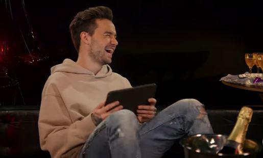  Liam was left in fits of giggles as he read out the naughty tweets