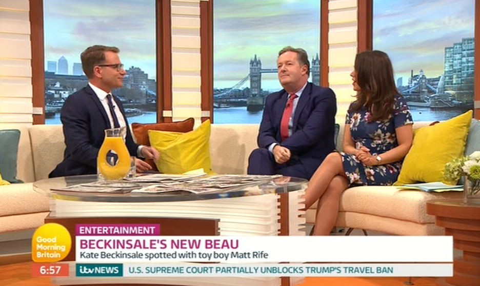  Susanna Reid blasted GMB co-host Piers Morgan as 'jealous' after he slammed British actress Kate Beckinsale's toyboy relationship