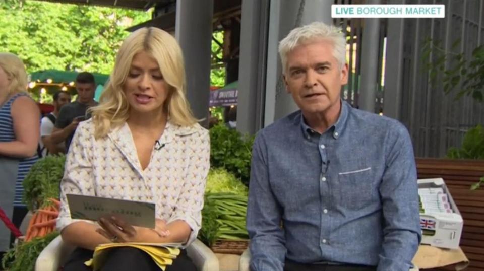  Holly Willoughby and Phillip Schofield hosted the show from the site of the terror attack