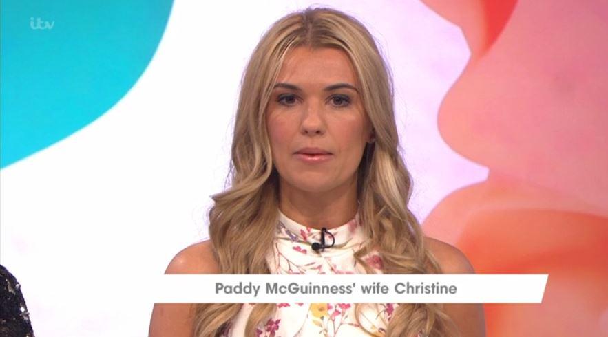  Christine McGuinness suffered an eating disorder from the age of eight