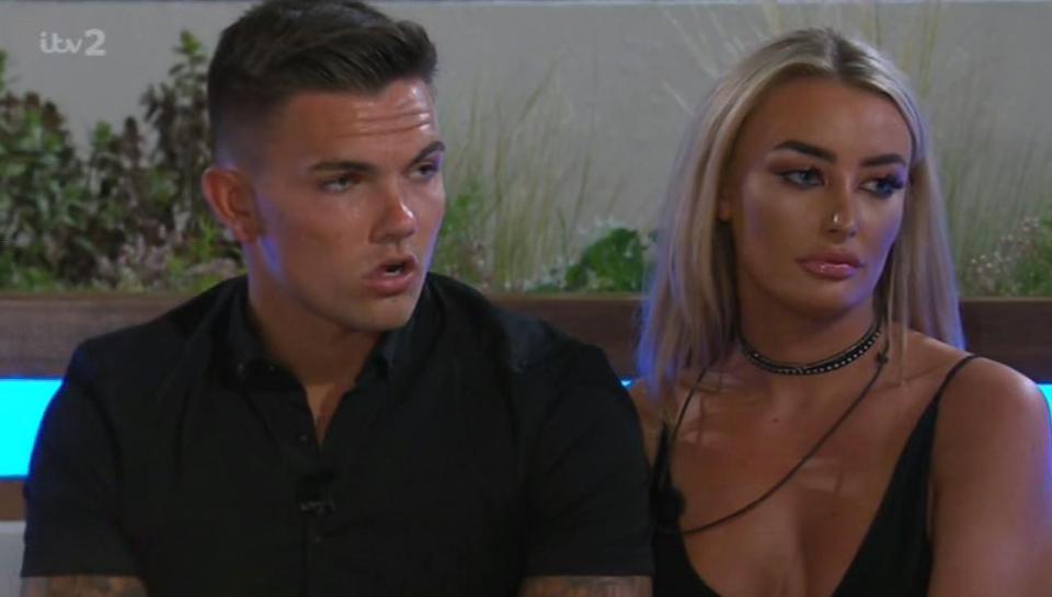  Chloe and Sam were branded the least compatible couple by their fellow contestants