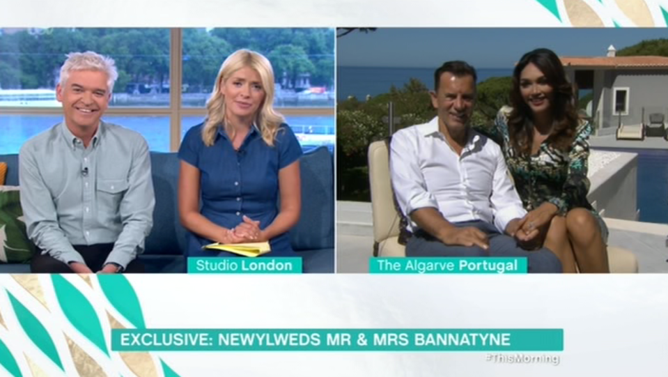  The couple appeared on today's This Morning to discuss their wedding