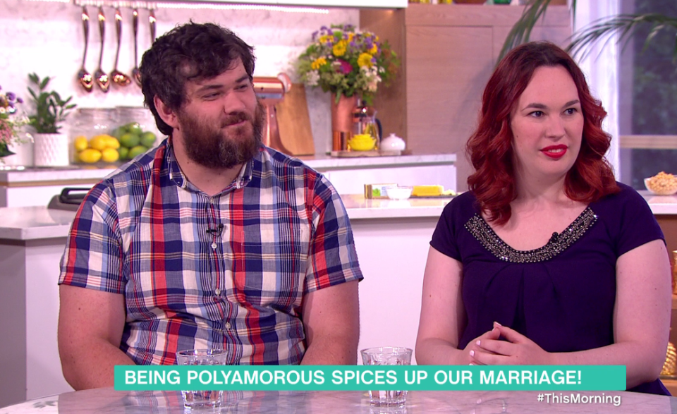  Ed and Maya opened up to Holly and Phil on This Morning about their polyamorous relationship