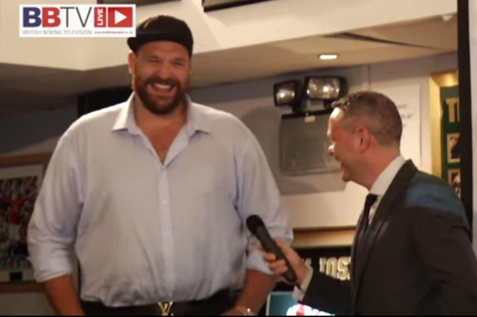 Tyson Fury looks miles out of shape but claims he could make his boxing comeback in September