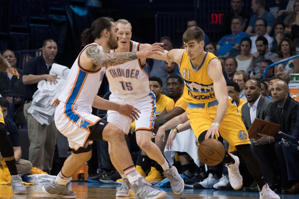  Spaniard Juancho Hernangomez is carving out a role with the Denver Nuggets