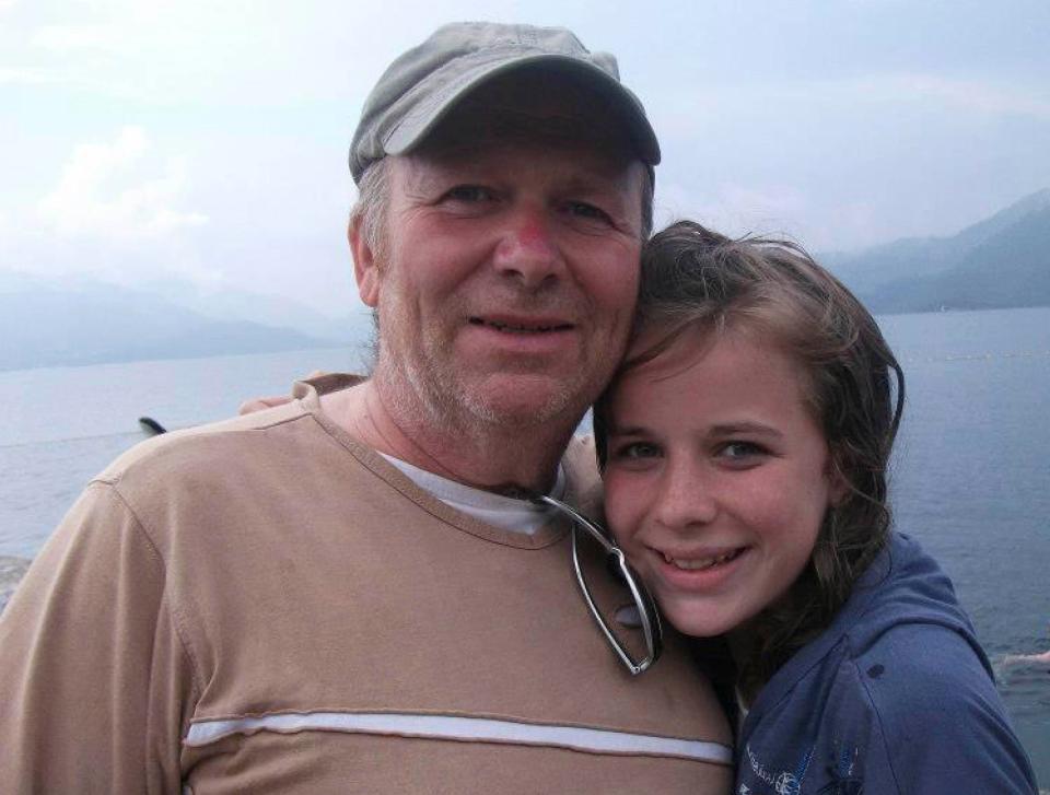  Glenn and his daughter in 2011 when his dementia was very bad