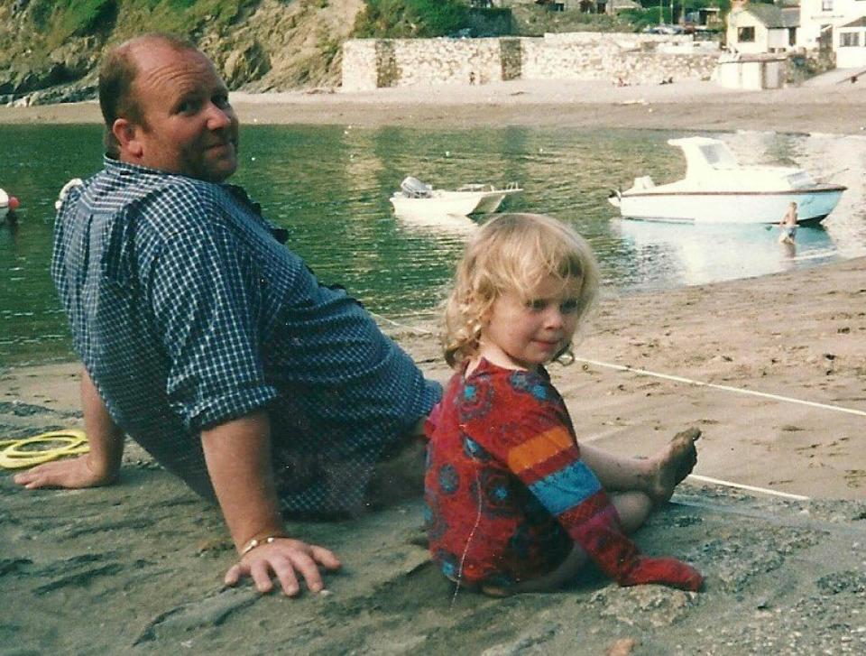  Glenn with his daughter Lucy in 2001, before dementia