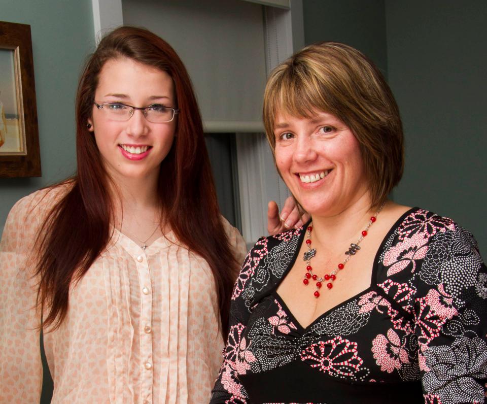  Leah with daughter Rehtaeh, who took her own life in 2013 after she was allegedly gang-raped by four boys at a high school party