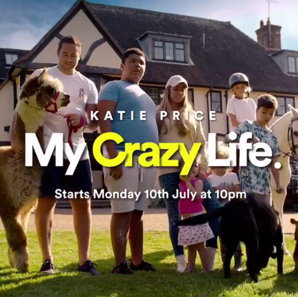  Katie Price has announced the launch date of her new TV show My Crazy Life