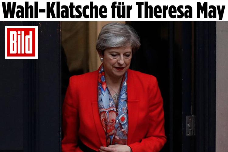  Germany's Bild states the PM has had a very poor night