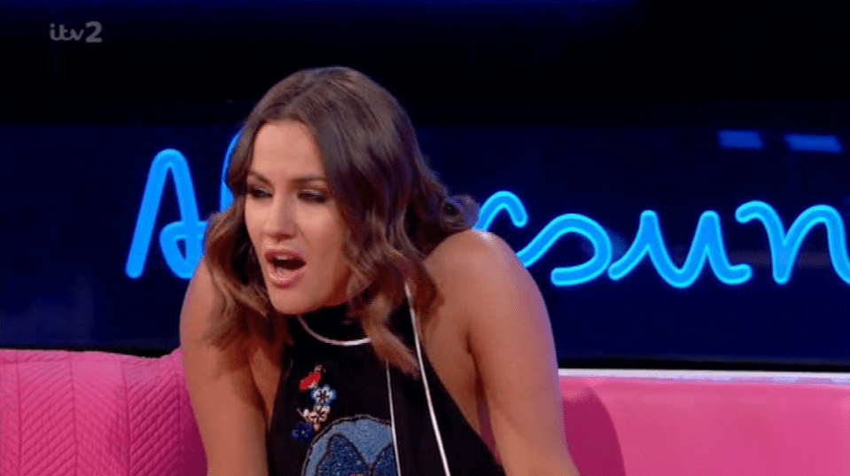  Caroline Flack was shocked by Chris hitting on Gabby