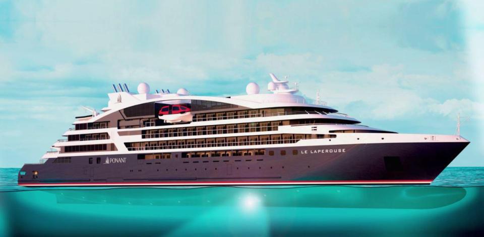  Four ships from PONANT are equipped with the passenger lounge, which sits within the hull beneath the water line