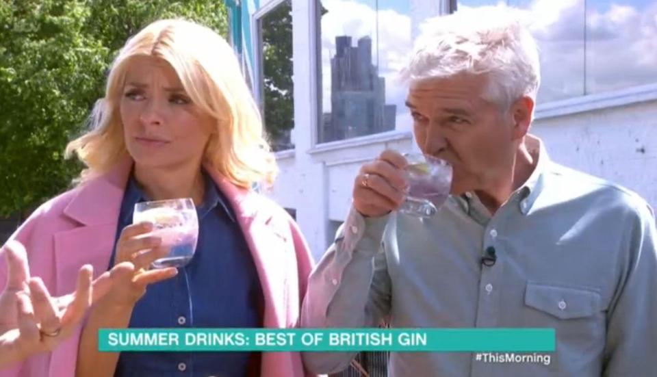  The TV host admitted she has got the taste back for gin