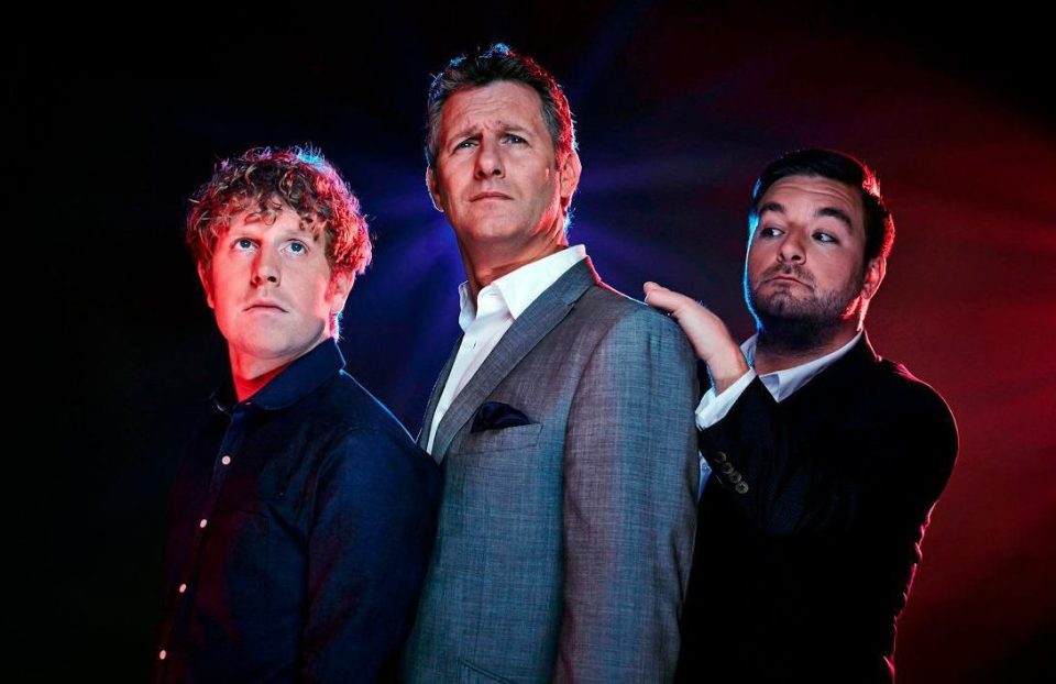  Josh Widdicombe, Adam Hills and Alex Brooker are back