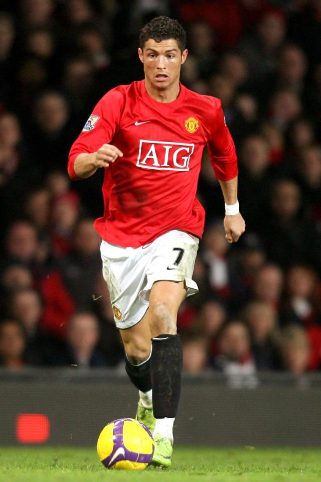  Ronaldo made a name for himself at Old Trafford between 2003 and 2009