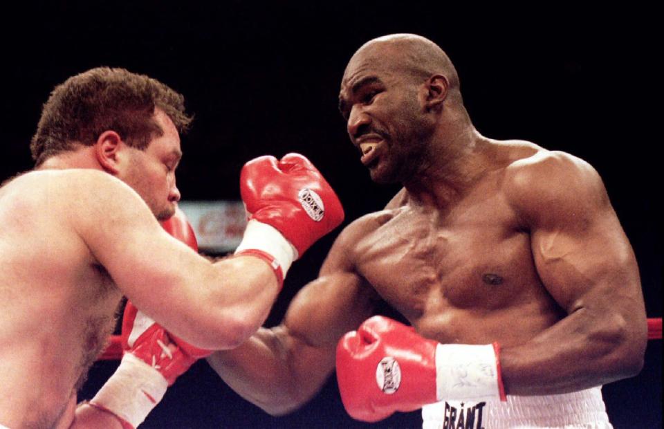  Evander Holyfield proved far too good in 1996 for Bobby Czyz and knocked him out in the fifth round