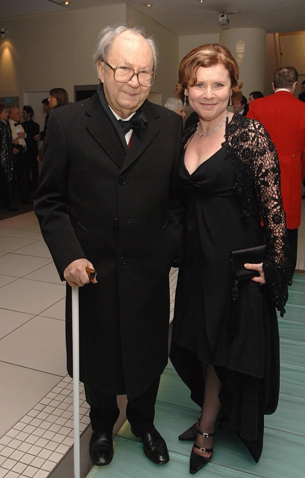 Peter Sallis and Imelda Staunton arrives for the BAFTAs in 2006