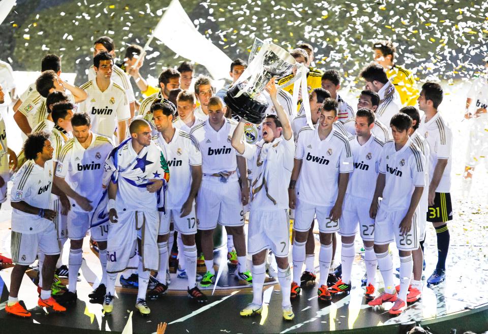  Fabio Coentrao's first trophy at Real Madrid was La Liga in 2011-12