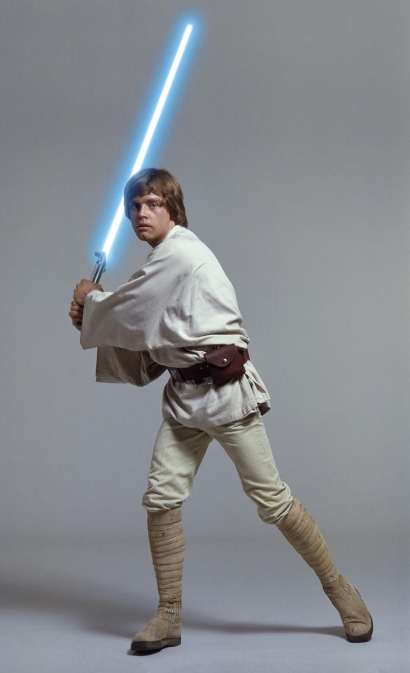  Luke Skywalker's lightsaber from the first two films sold for £346,500