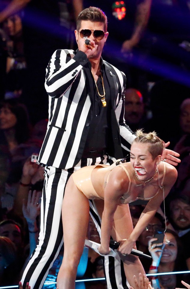 Twerking became a viral sensation after this infamous performance by Miley Cyrus and Robin Thicke