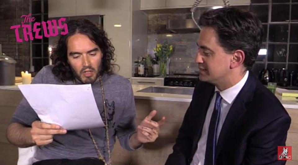 Unstatesmanlike: Russell Brand interviewed Ed Miliband