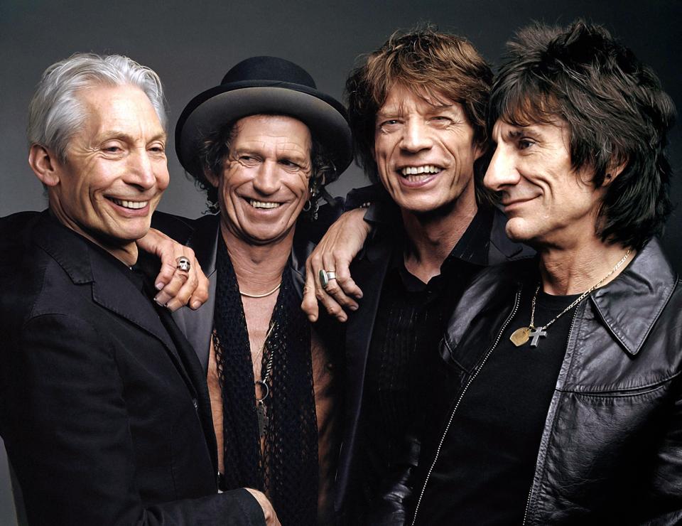  (Left to right) Charlie Watts, Keith Richards, Mick Jagger and Ron Wood have created a legacy Anita inspired