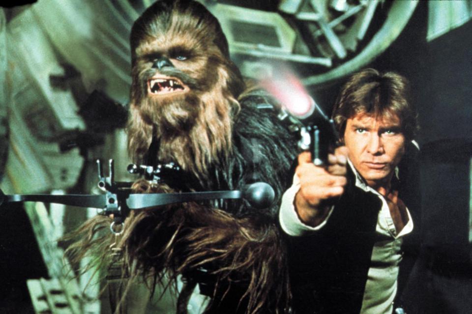  Han Solo was first portrayed by Harrison Ford in the original Star Wars trilogy and 2015's The Force Awakens