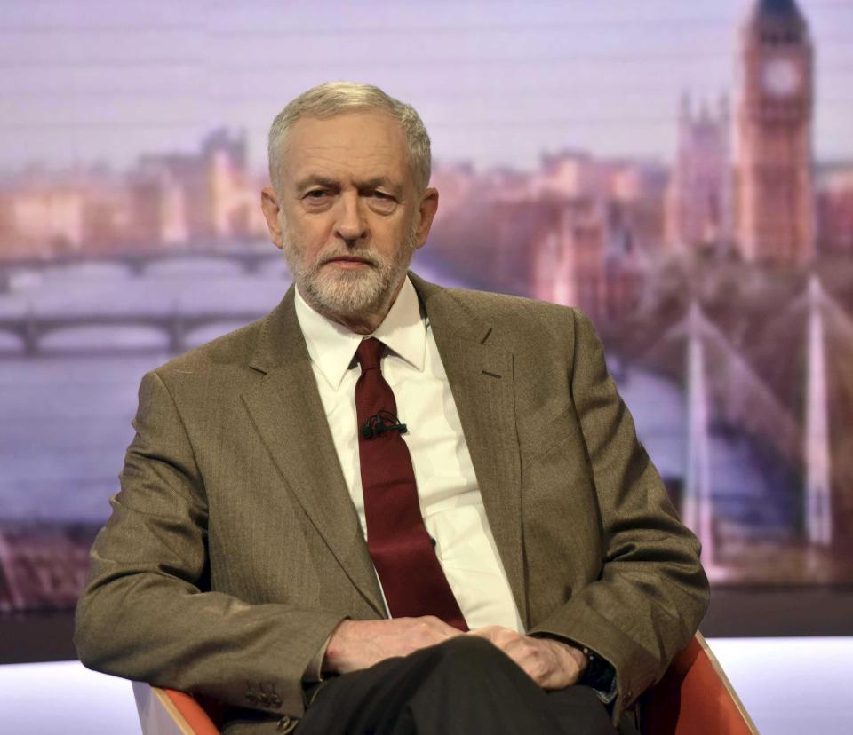  Corbyn dodged questions over the deadline of March 2019