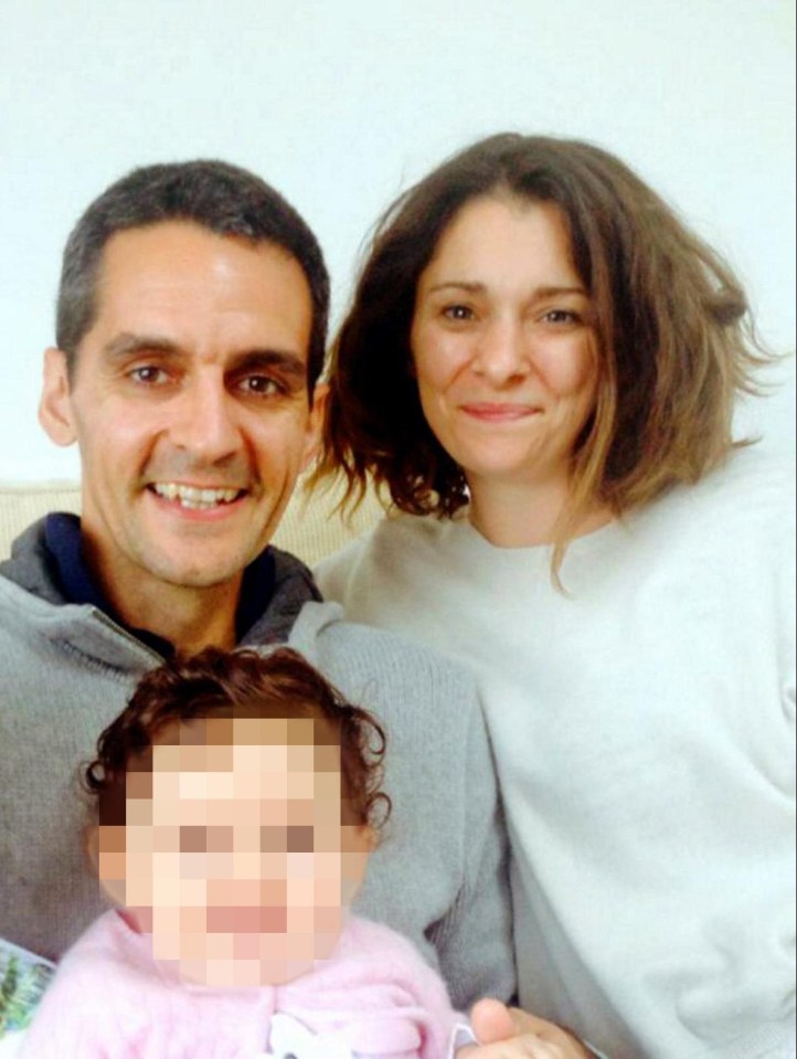 The crash killed 66 people, including Brit dad-of-two Richard Osman, 40, pictured with his wife Aurelie and one of their daughters