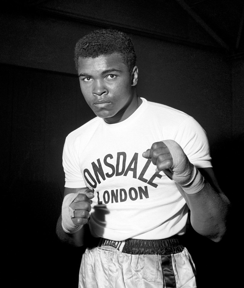 Muhammad Ali was hugely popular in Britain and appeared at London 2010