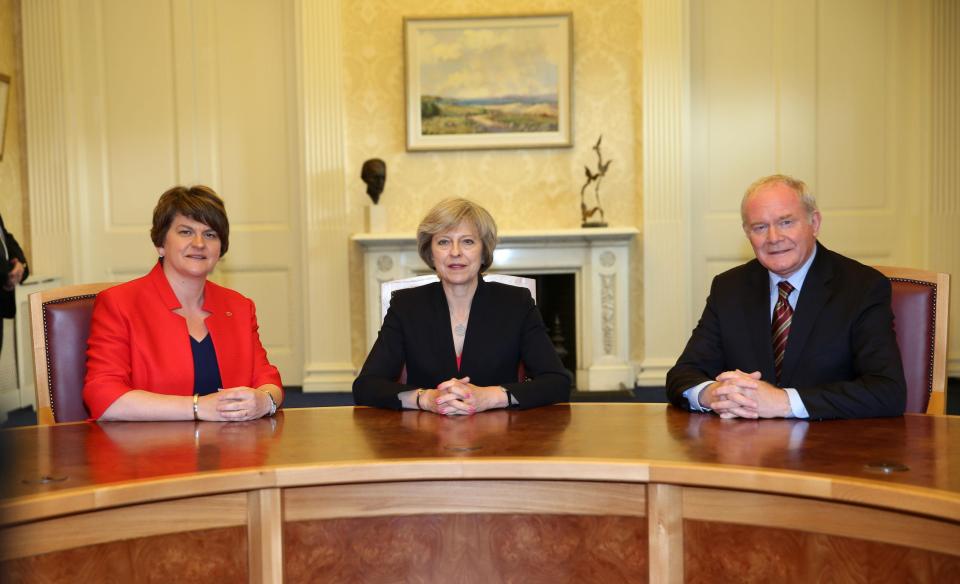  The DUP leader said she will act 'in the national interest'