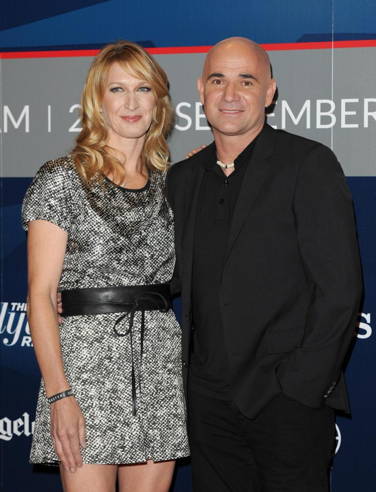  Agassi married women's tennis legend Steffi Graf in 2001