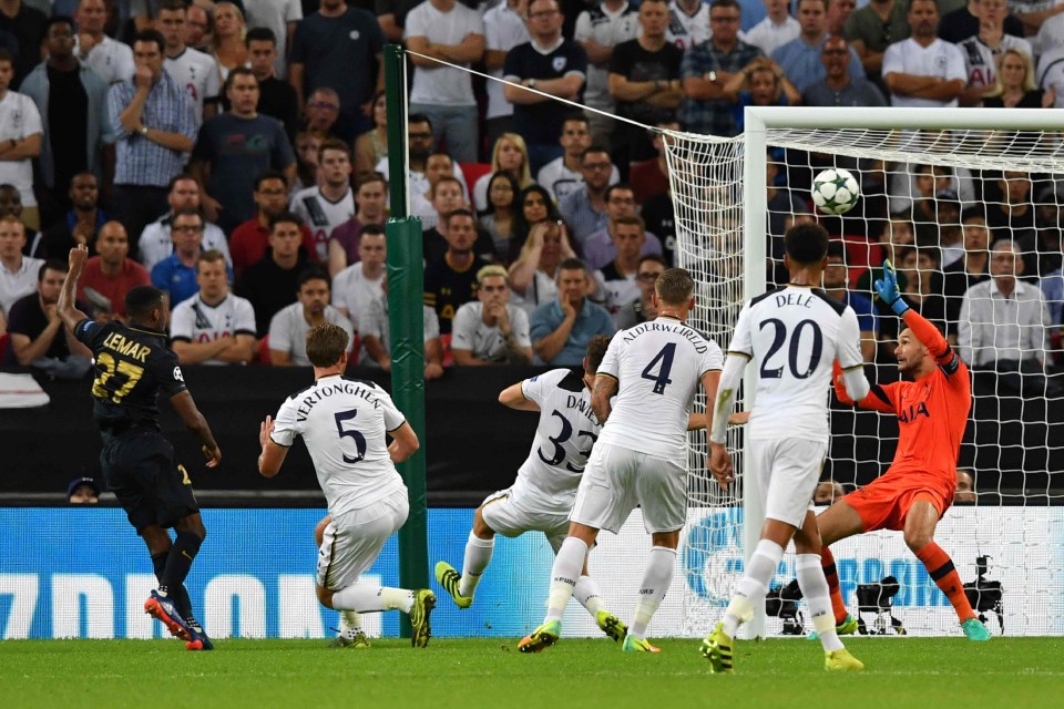 The 21-year-old helped knock Tottenham out of the Champions League with this strike