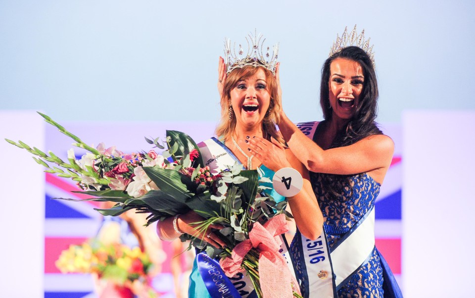 Ursula is crowned Miss Great Britain 2016 in Leicester