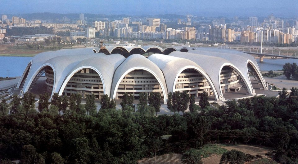  The Rungrado May Day Stadium in central Pyongyang, North Korea