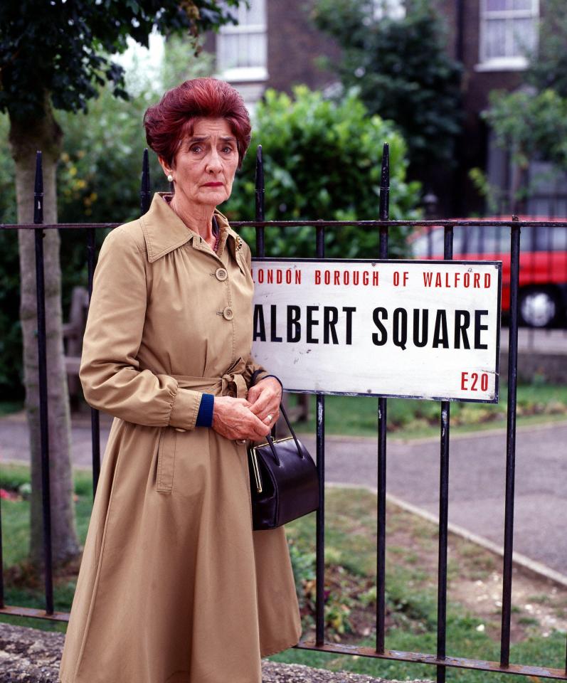  The late June Brown starred in EastEnders for over three decades