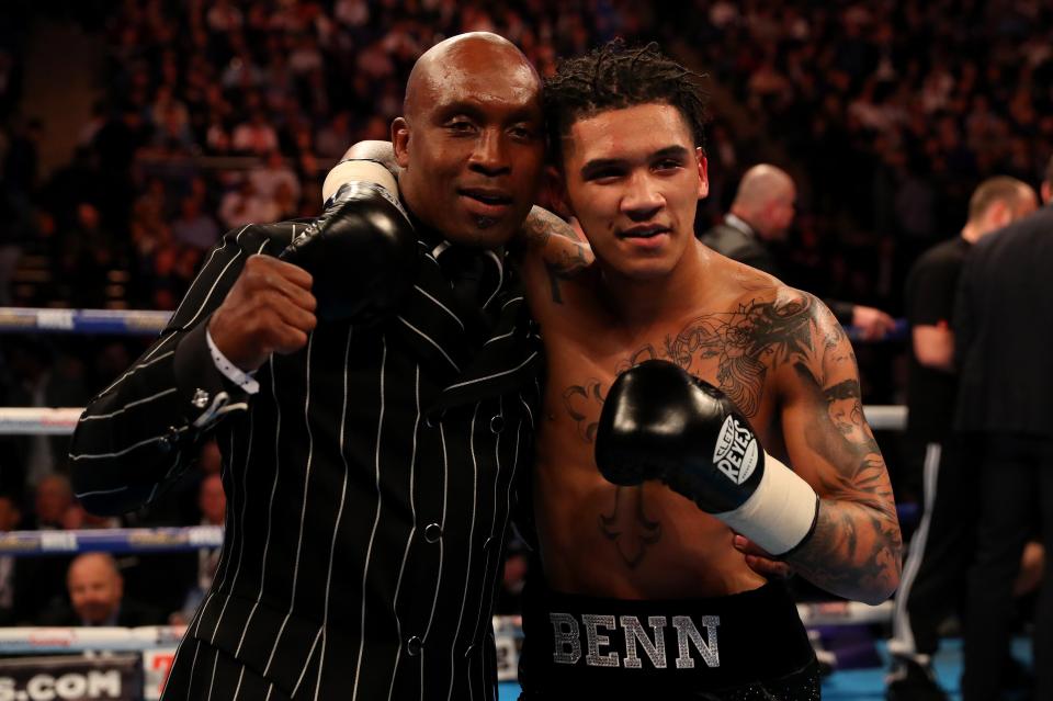 Conor Benn believes his dad 'should leave it' for his fight against Steve Collins