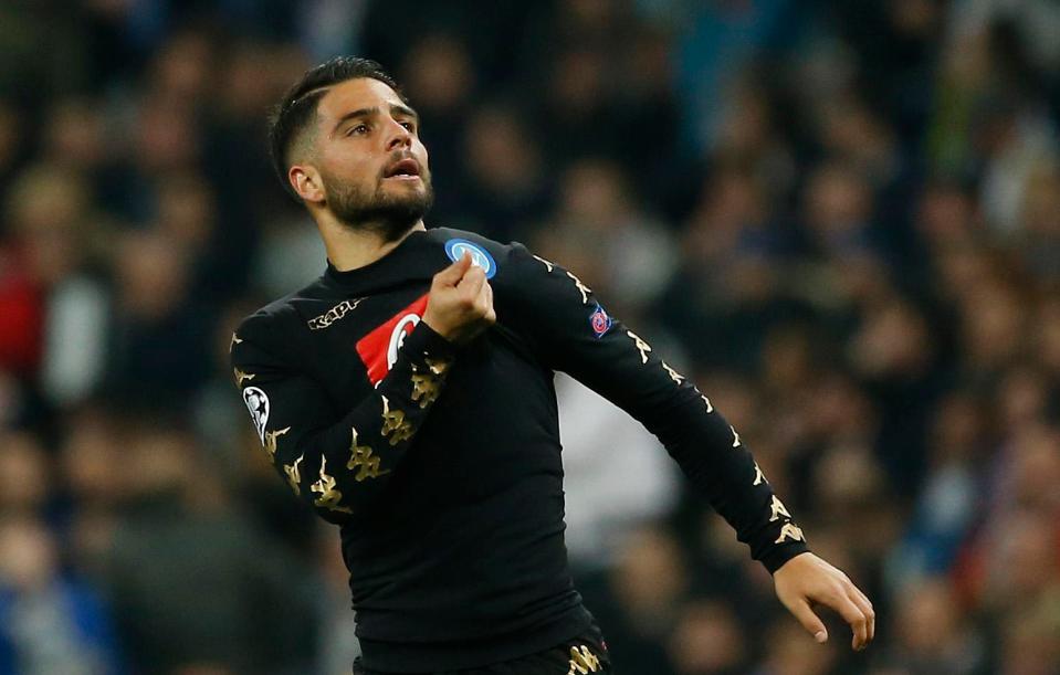 Chelsea are eyeing Napoli's Lorenzo Insigne as Eden Hazard's replacement