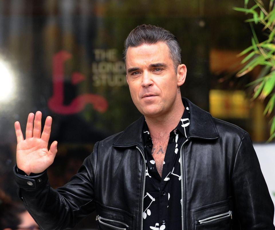  Robbie Williams has also confirmed he will perform