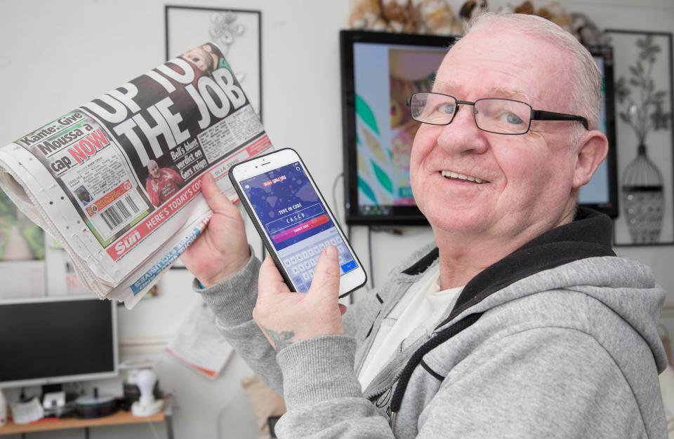  Sun Saver Billy, 71, will use the cash he earns for a campervan getaway